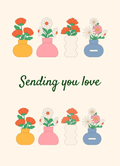 Sending you love - Flowers