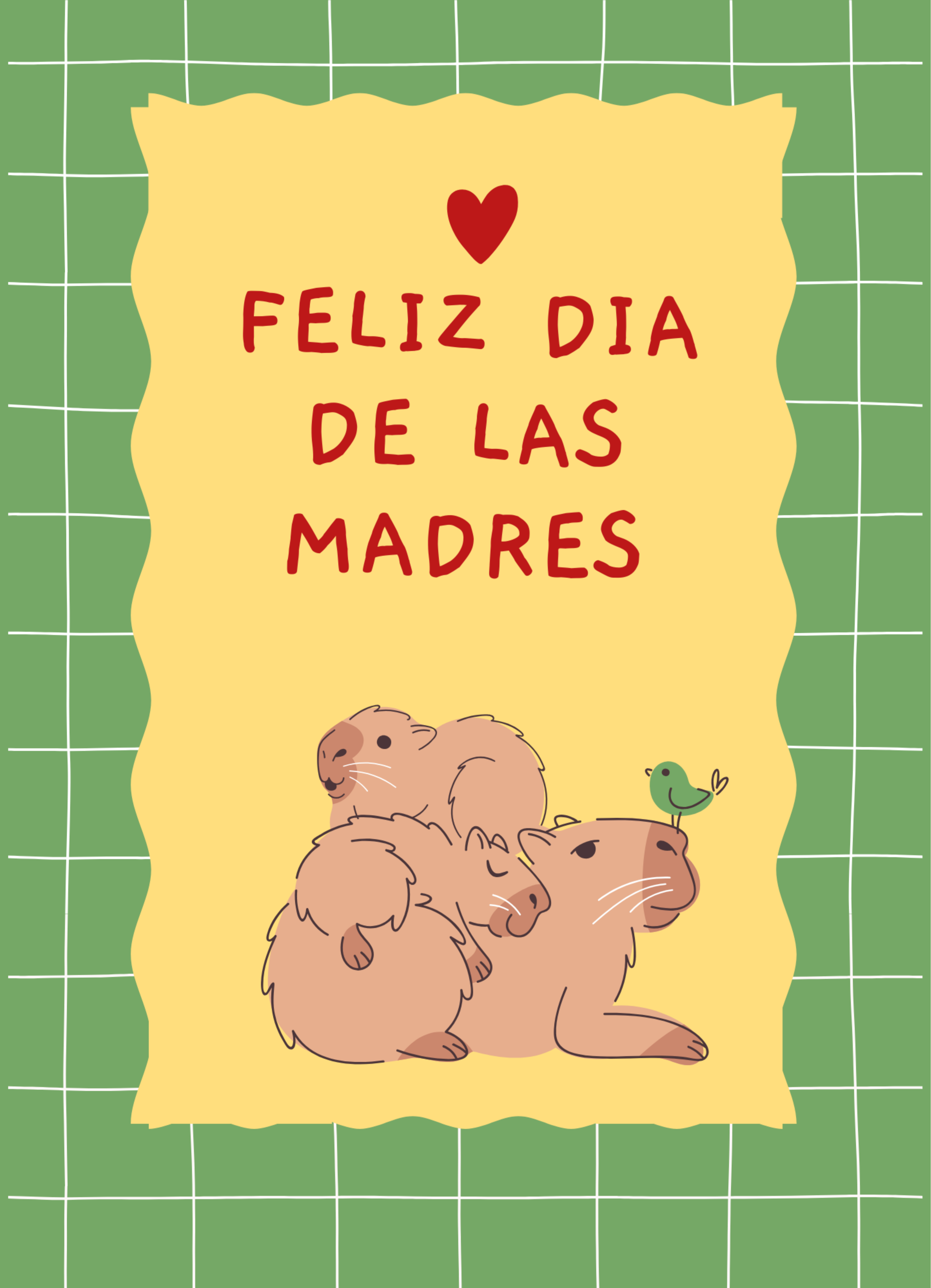 Dia de las Madres - Capibara