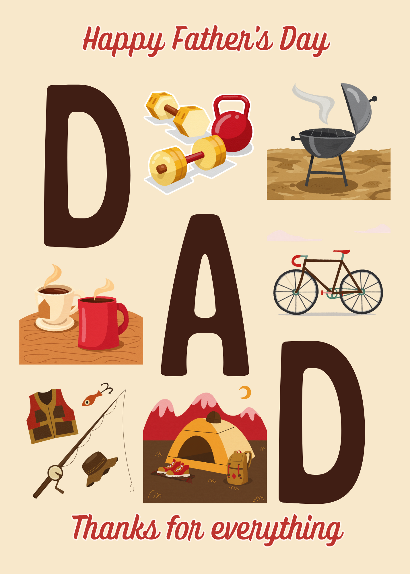 Happy Father's Day - Thank You For Everything