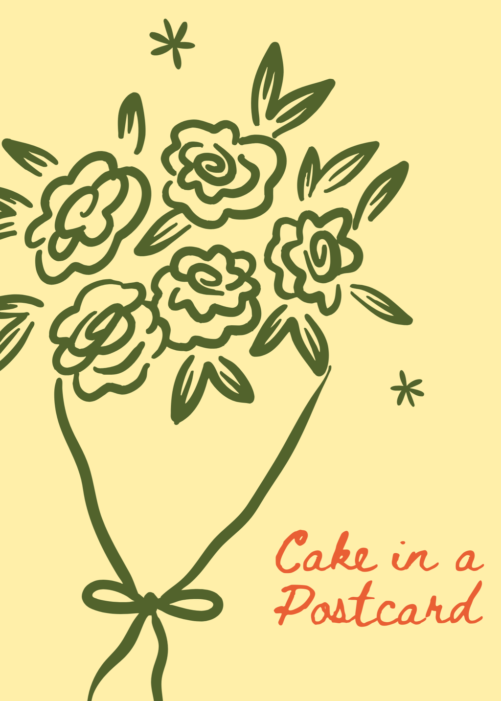 Cake in a Postcard